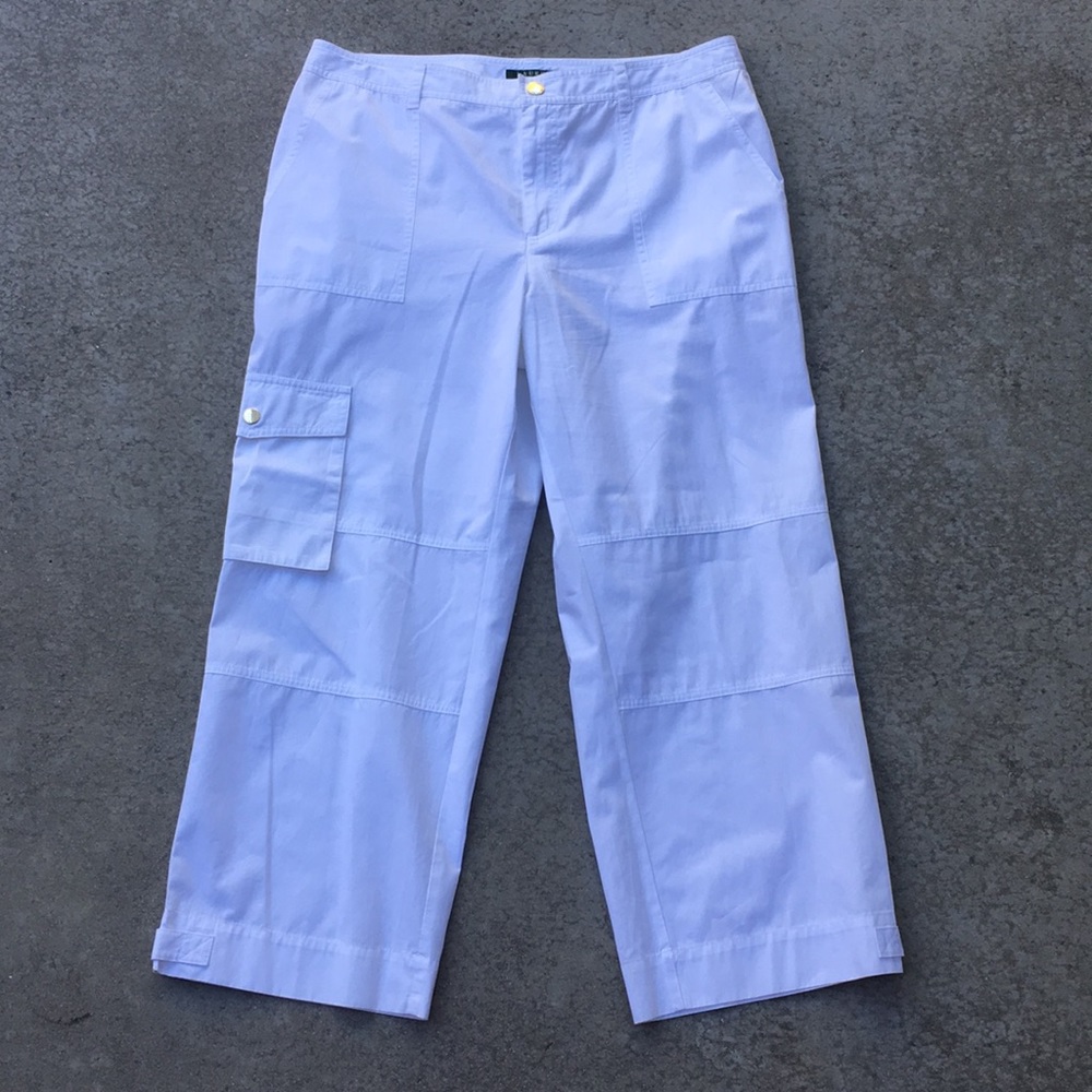 LRL Lauren Ralph Lauren cotton pants with cargo pocket